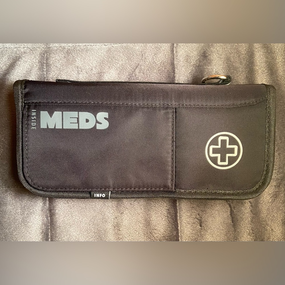 Medication Fanny pack with temperature strip